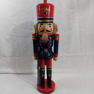 Vintage Kurt Adler Nutcracker - 15" Tall - Great Condition - Box Included